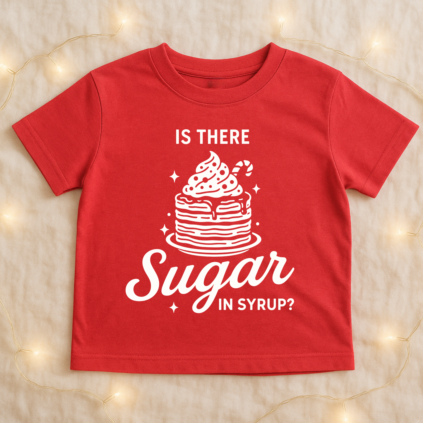 Is There Sugar in Syrup, Kids Tee - The Wishing Elephant