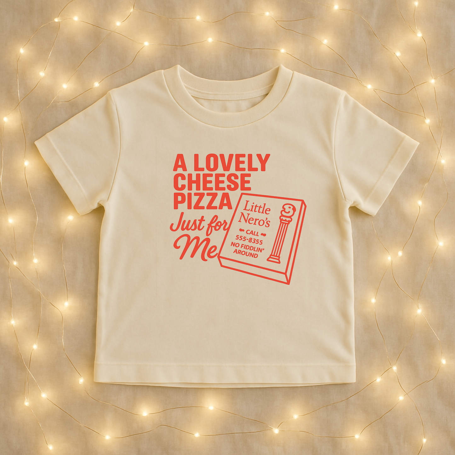 A Lovely Cheese Pizza Just For Me