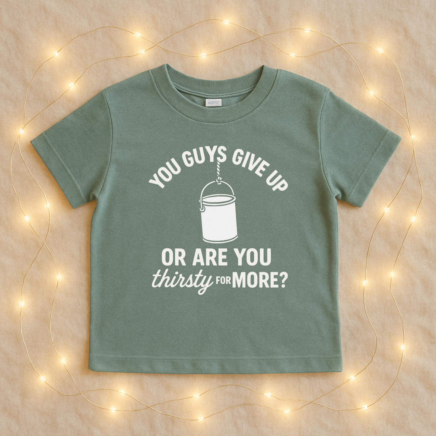 You Guys Give Up Or Are You Thirsty For More? Kids Tee Shirt - The Wishing Elephant