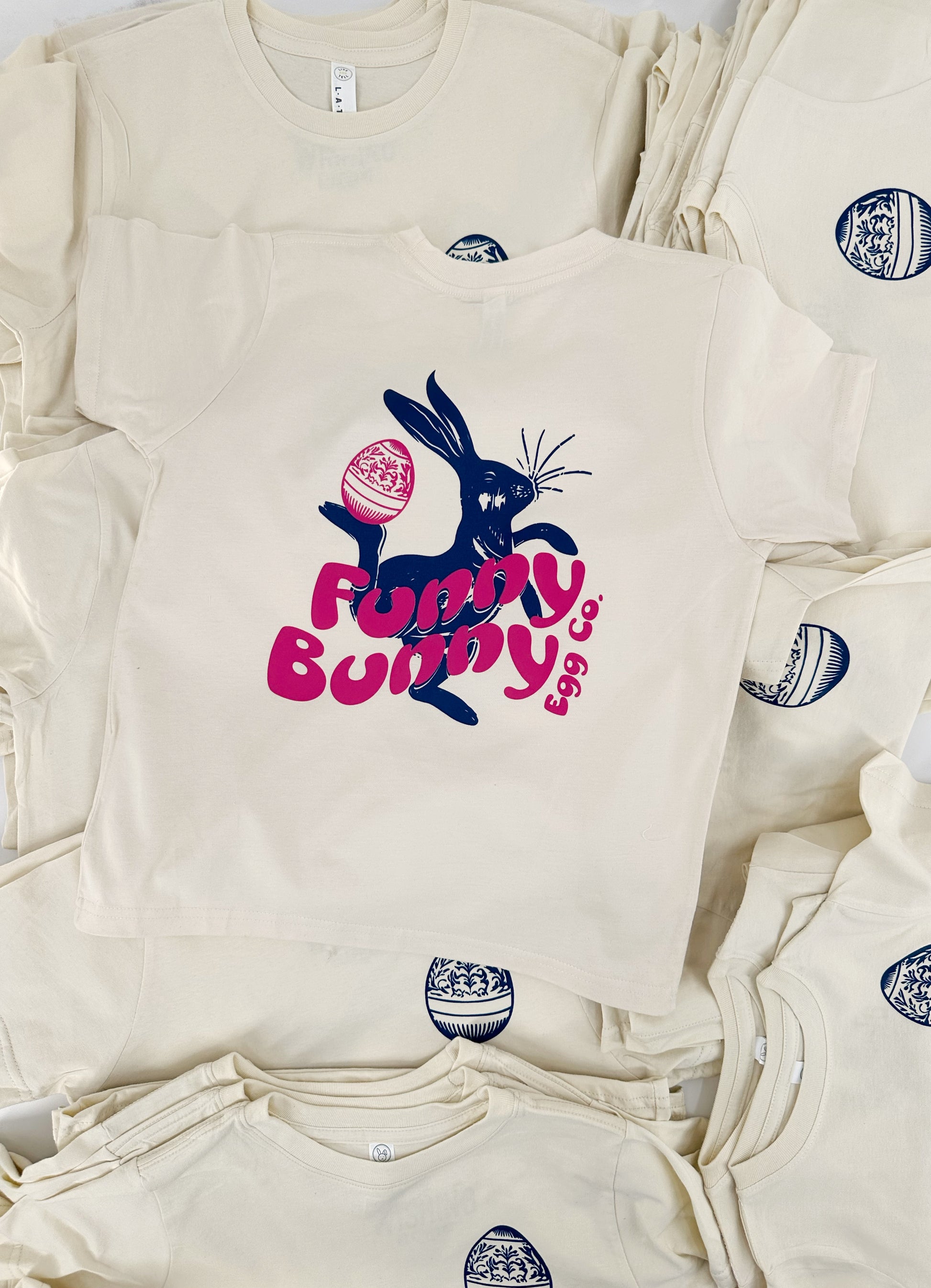 Funny Bunny Egg Co Shirt - The Wishing Elephant