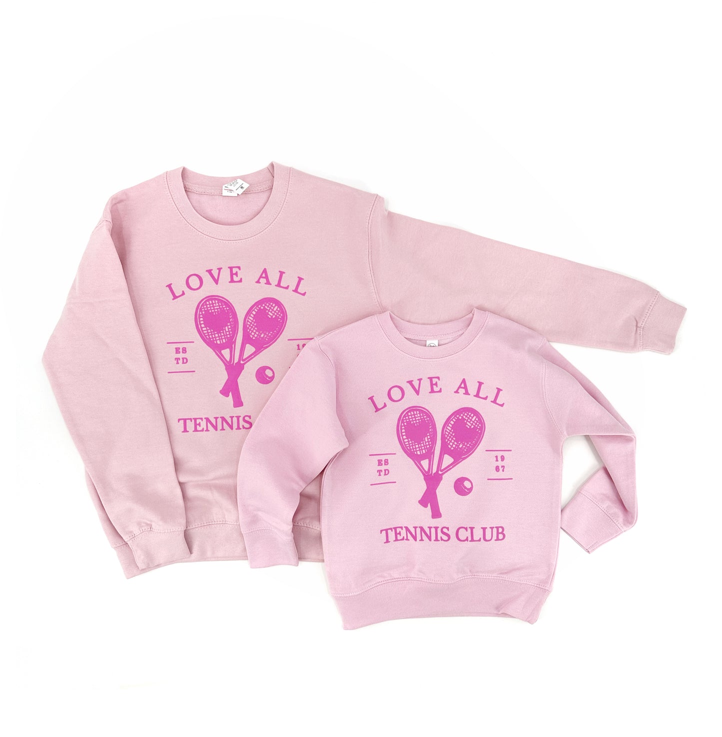 Love All Pink Crewneck Love All Pink Crewneck The Wishing Elephant The Wishing Elephant