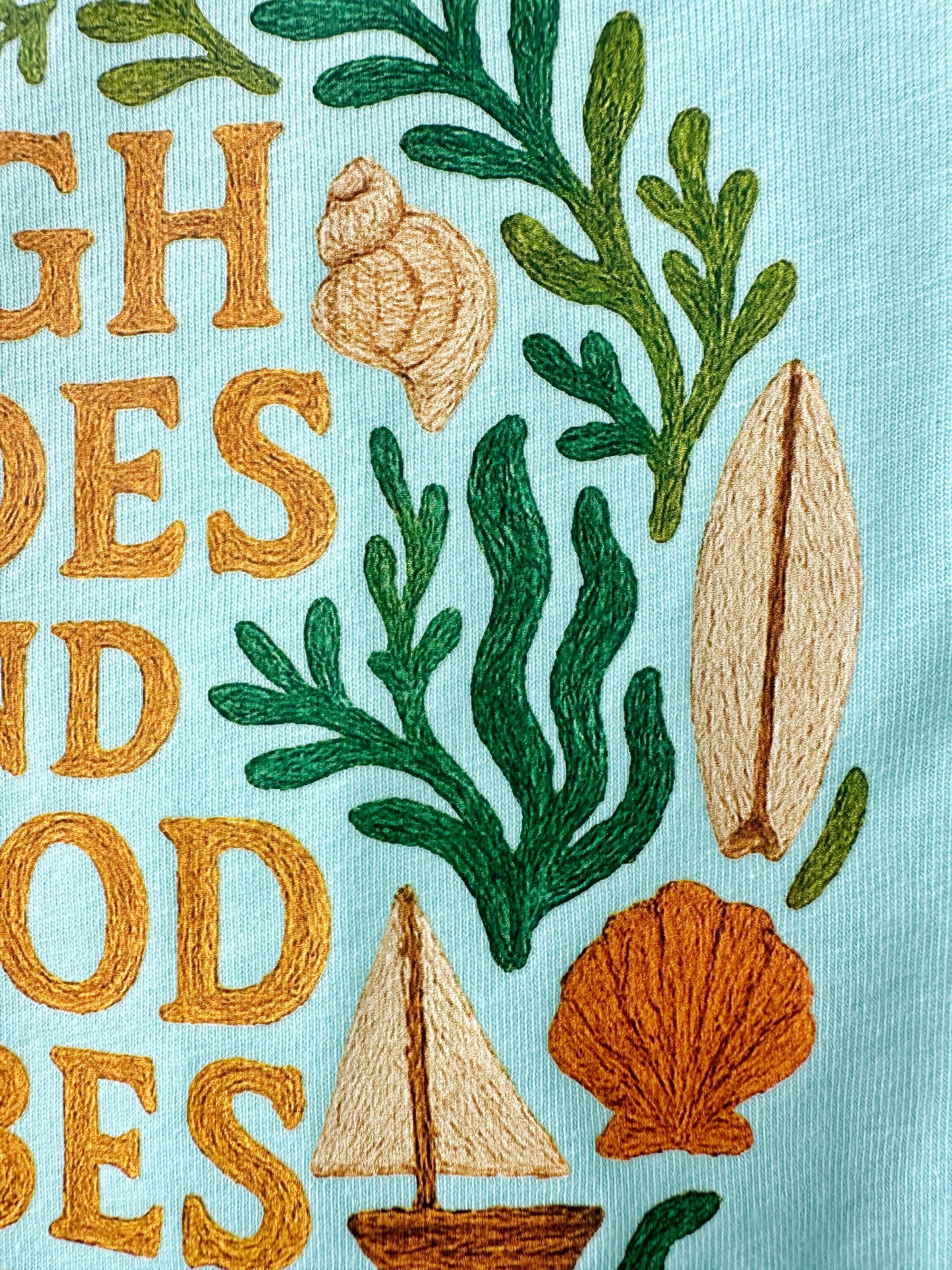 Natural High Tides And Good Vibes Tee - The Wishing Elephant