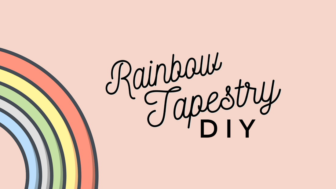 Rainbow Tapestry DIY