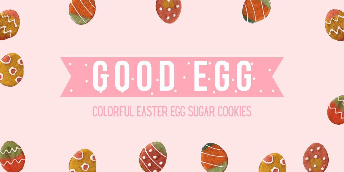 Good Egg-Simple Easter Sugar Cookies - The Wishing Elephant