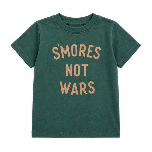 Forest Green Smores Not Wars Tee
