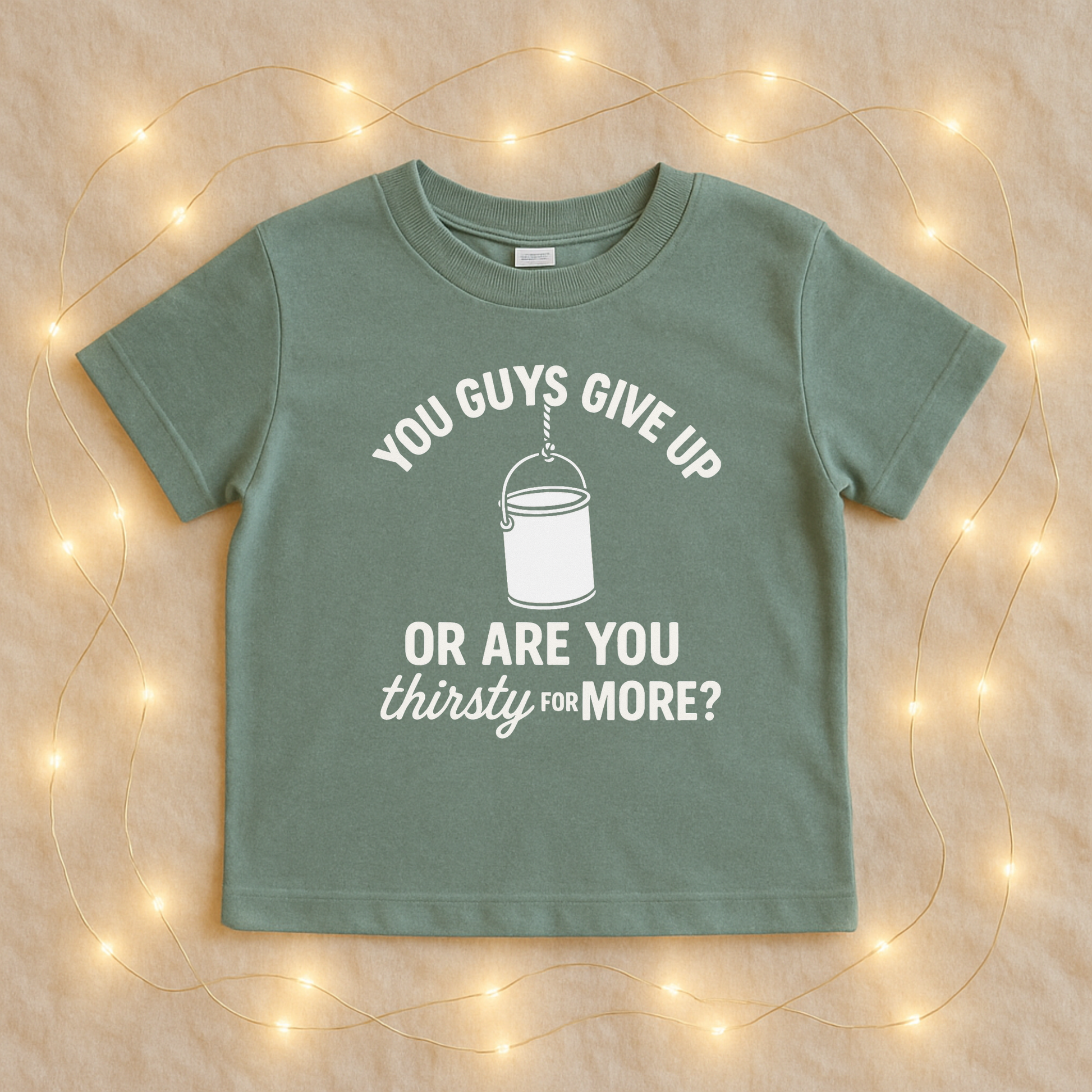 You Guys Give Up Or Are You Thirsty For More? Kids Tee Shirt - The Wishing Elephant