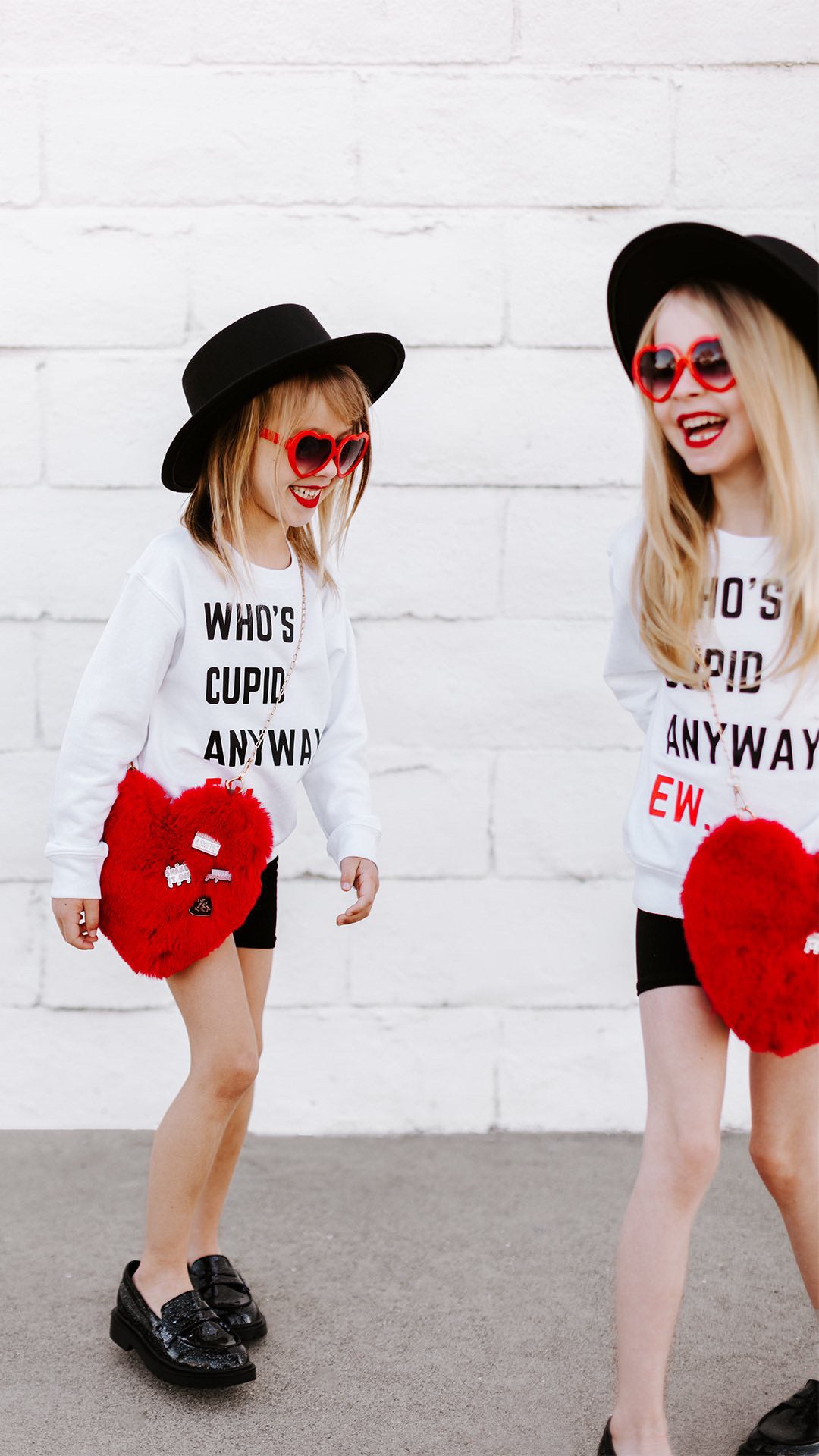 Who's Cupid Anyway, EW Sweatshirt Who's Cupid Anyway, EW Sweatshirt The Wishing Elephant  The Wishing Elephant