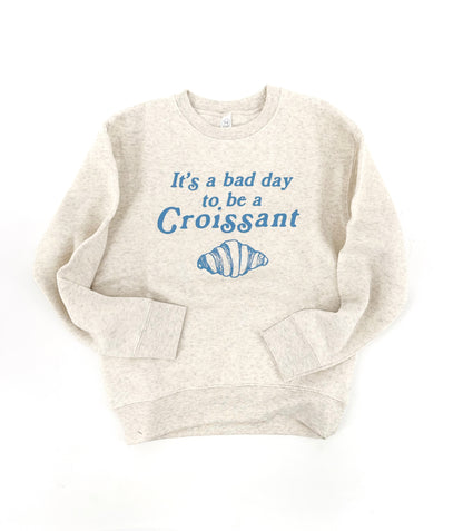 Bad Day to be a Croissant Sweatshirt Bad Day to be a Croissant Sweatshirt The Wishing Elephant sweatshirt The Wishing Elephant