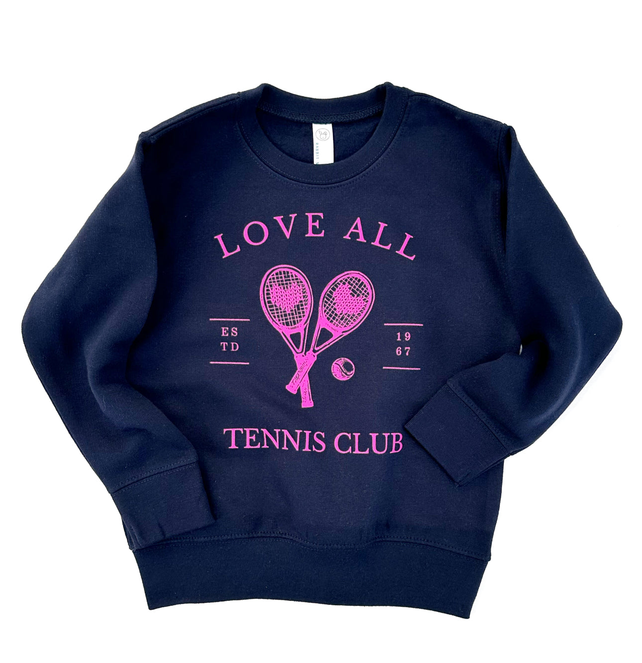 Love All Navy Crewneck Love All Navy Crewneck The Wishing Elephant  The Wishing Elephant