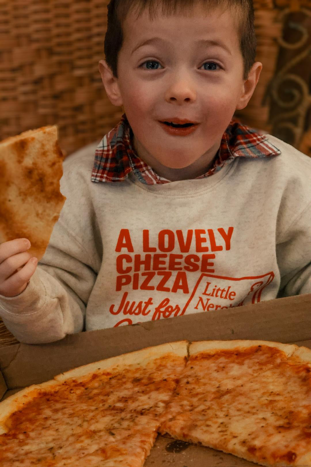 A Lovely Cheese Pizza Just For Me Sweatshirt - The Wishing Elephant
