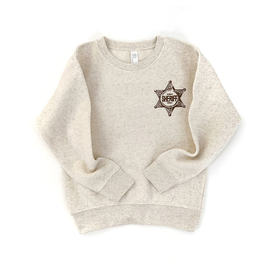 Sheriff Sweatshirt - Hold Your Horses Sheriff Sweatshirt - Hold Your Horses The Wishing Elephant  The Wishing Elephant