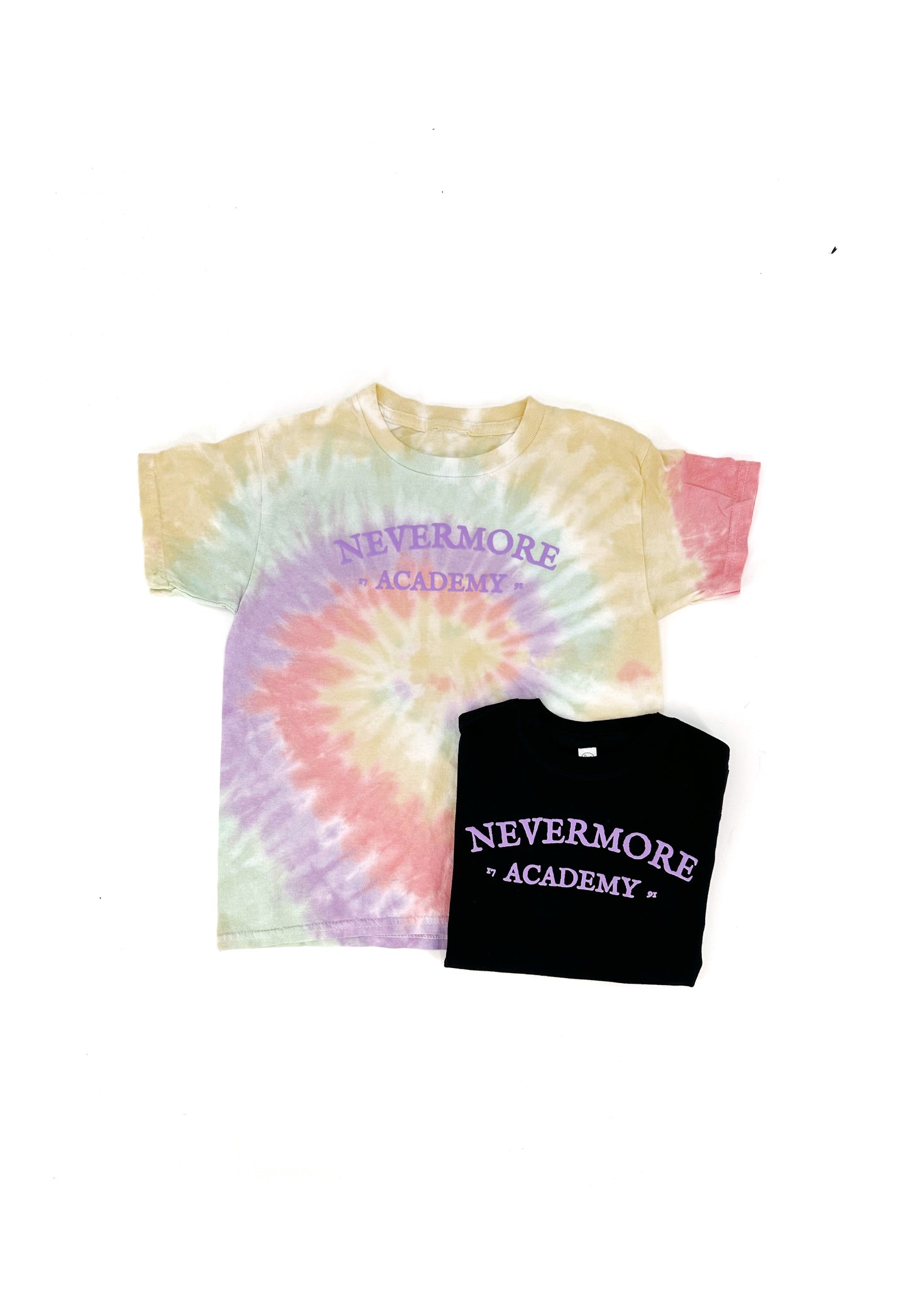The Enid Tee, evermore academy rainbow tee shirt
