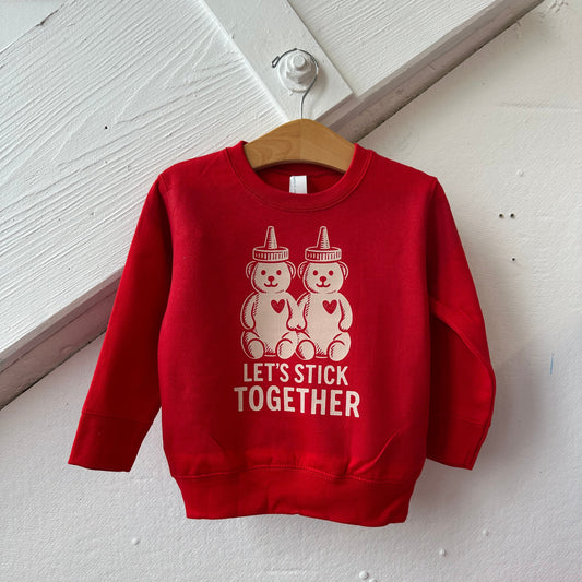 Let's Stick Together Tee or Sweatshirt, Honeybear - The Wishing Elephant