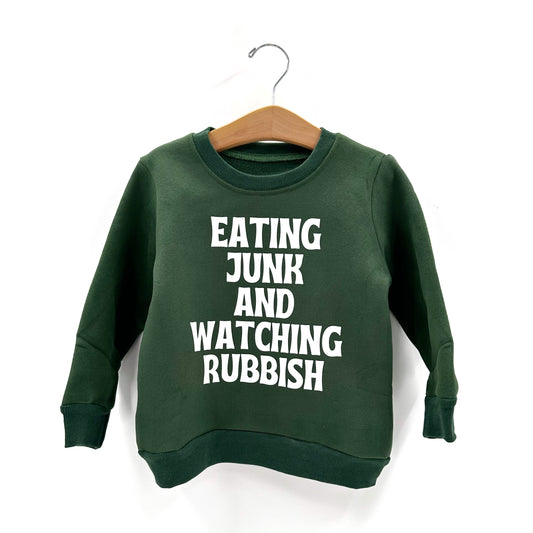Eating Junk and Watching Rubbish - Midweight Sweatshirt