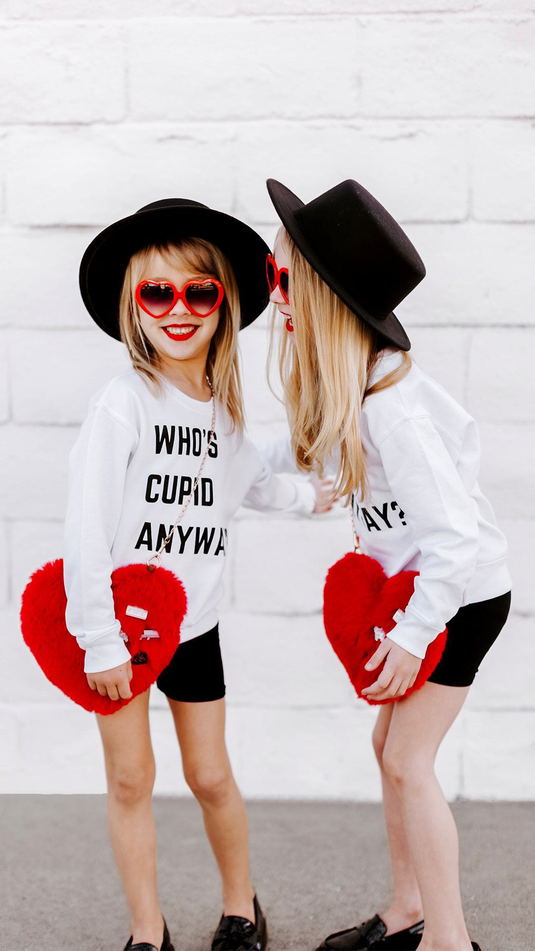 Who's Cupid Anyway, EW Sweatshirt Who's Cupid Anyway, EW Sweatshirt The Wishing Elephant  The Wishing Elephant