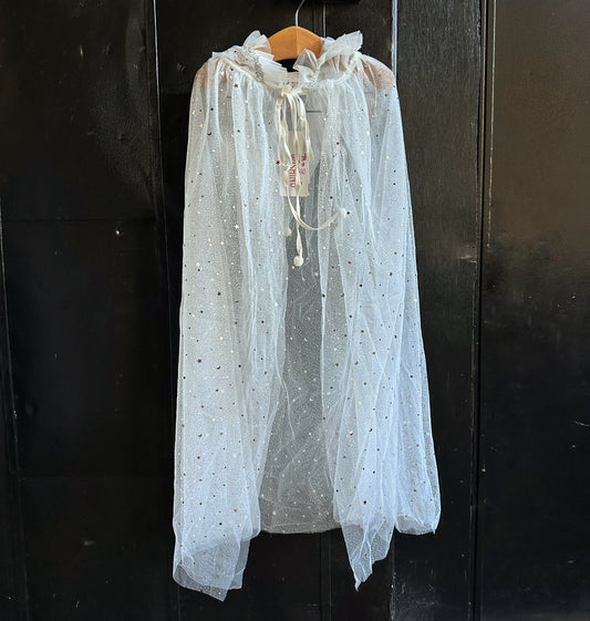 White Moon and Stars Cape