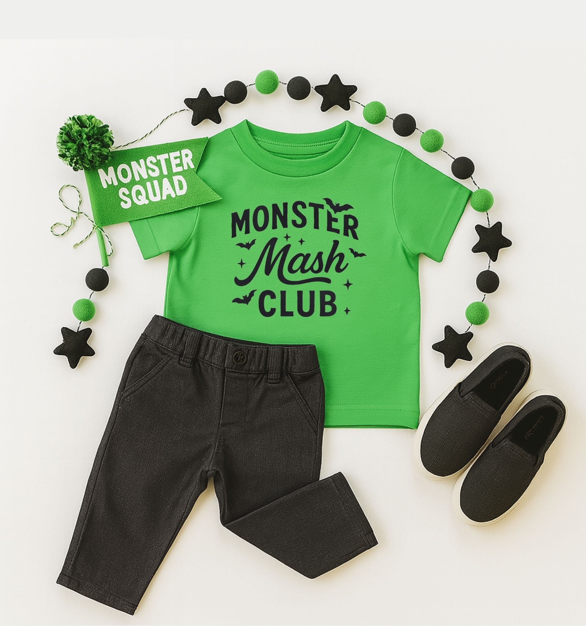 Monster Mash Club, Halloween Tee shirt, - The Wishing Elephant