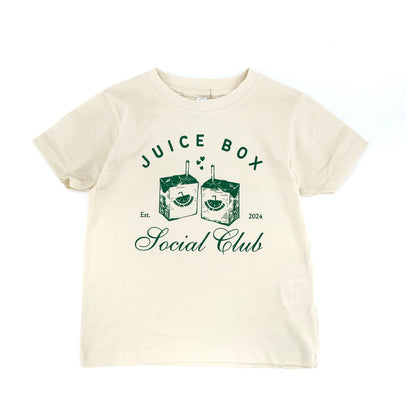 Unisex Juice Box Social Club Tee Shirt for Kids - The Wishing Elephant