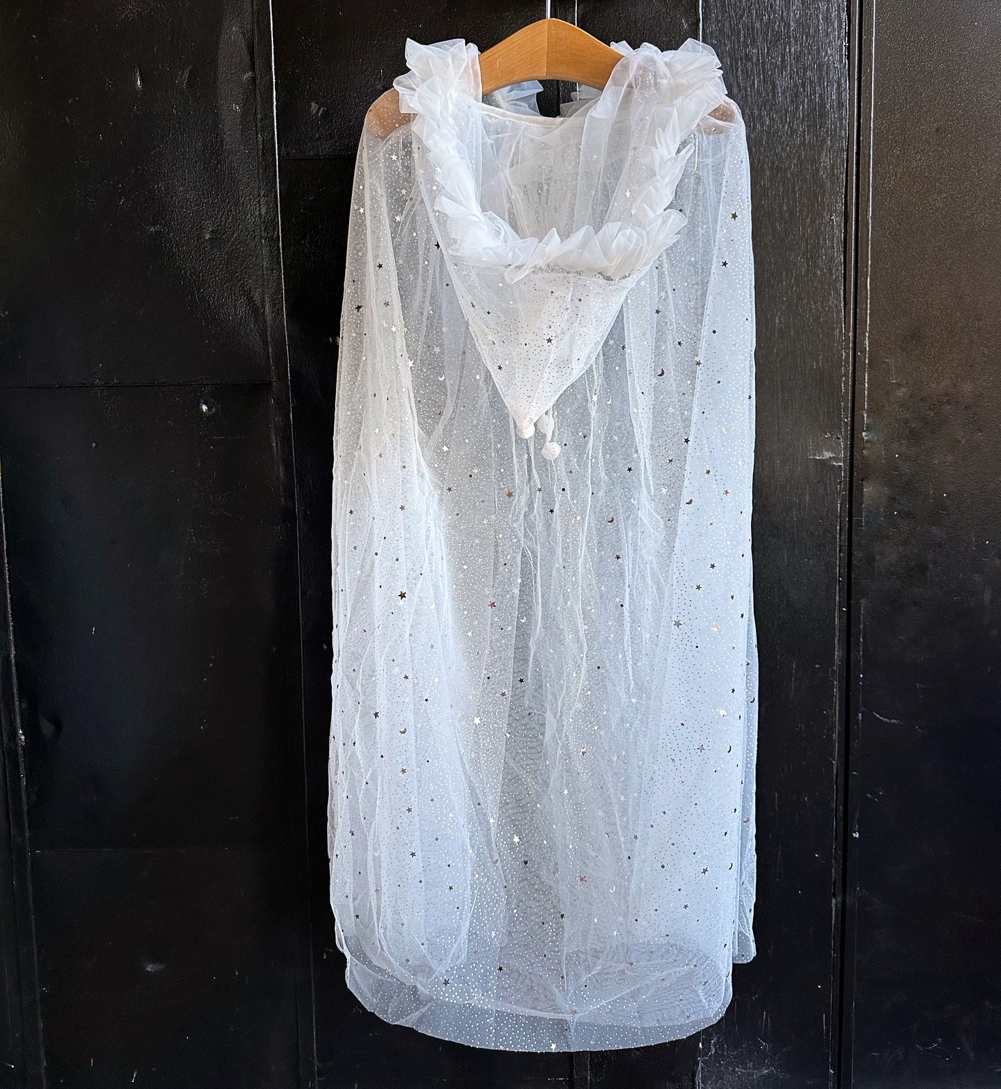 White Moon and Stars Cape