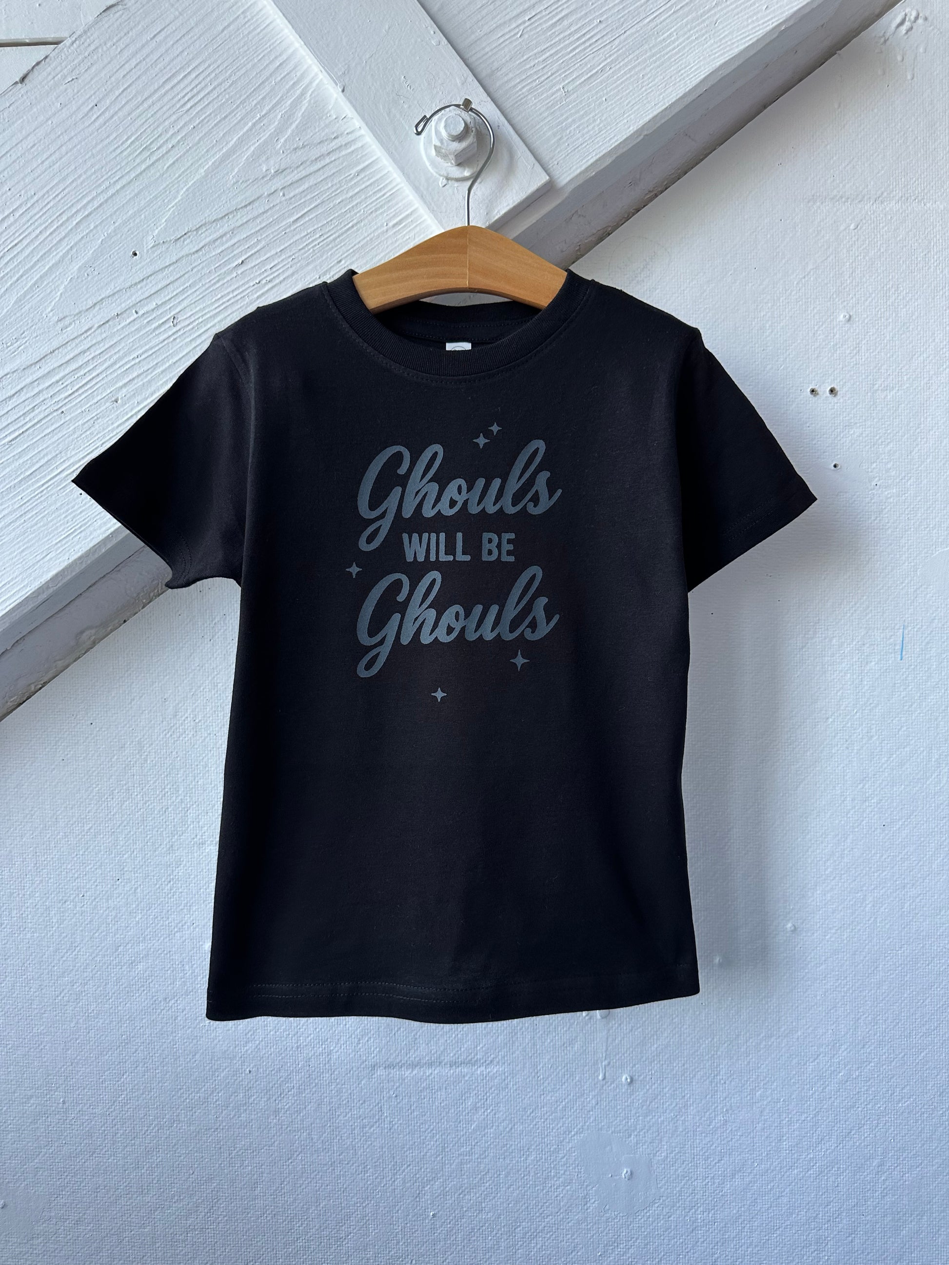 Ghouls Will Be Ghouls, Black Halloween Tee - The Wishing Elephant