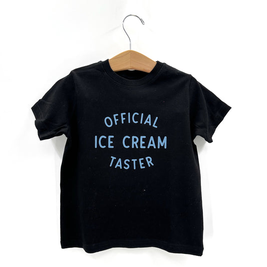 Ice Cream Taster, black tee