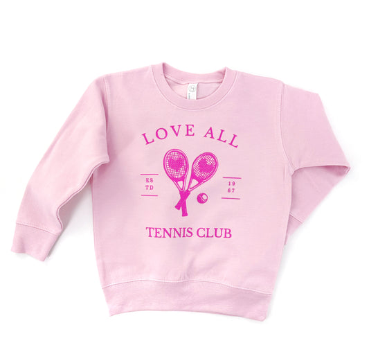 Love All Pink Crewneck Love All Pink Crewneck The Wishing Elephant  The Wishing Elephant