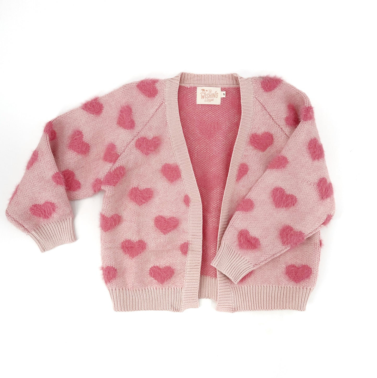 Pink Hearts Cardigan