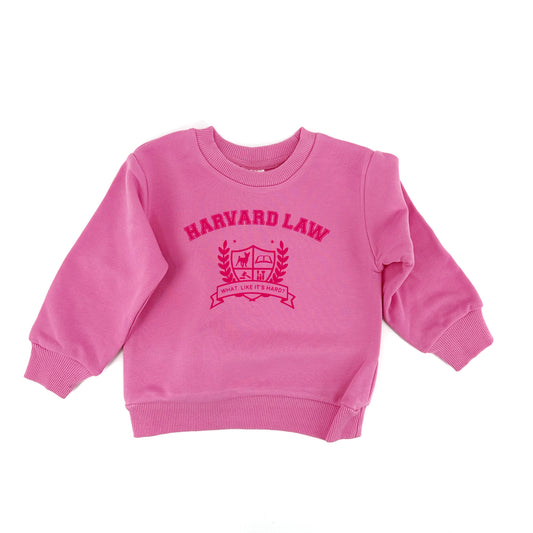Bubble gum pink HARVARD LAW