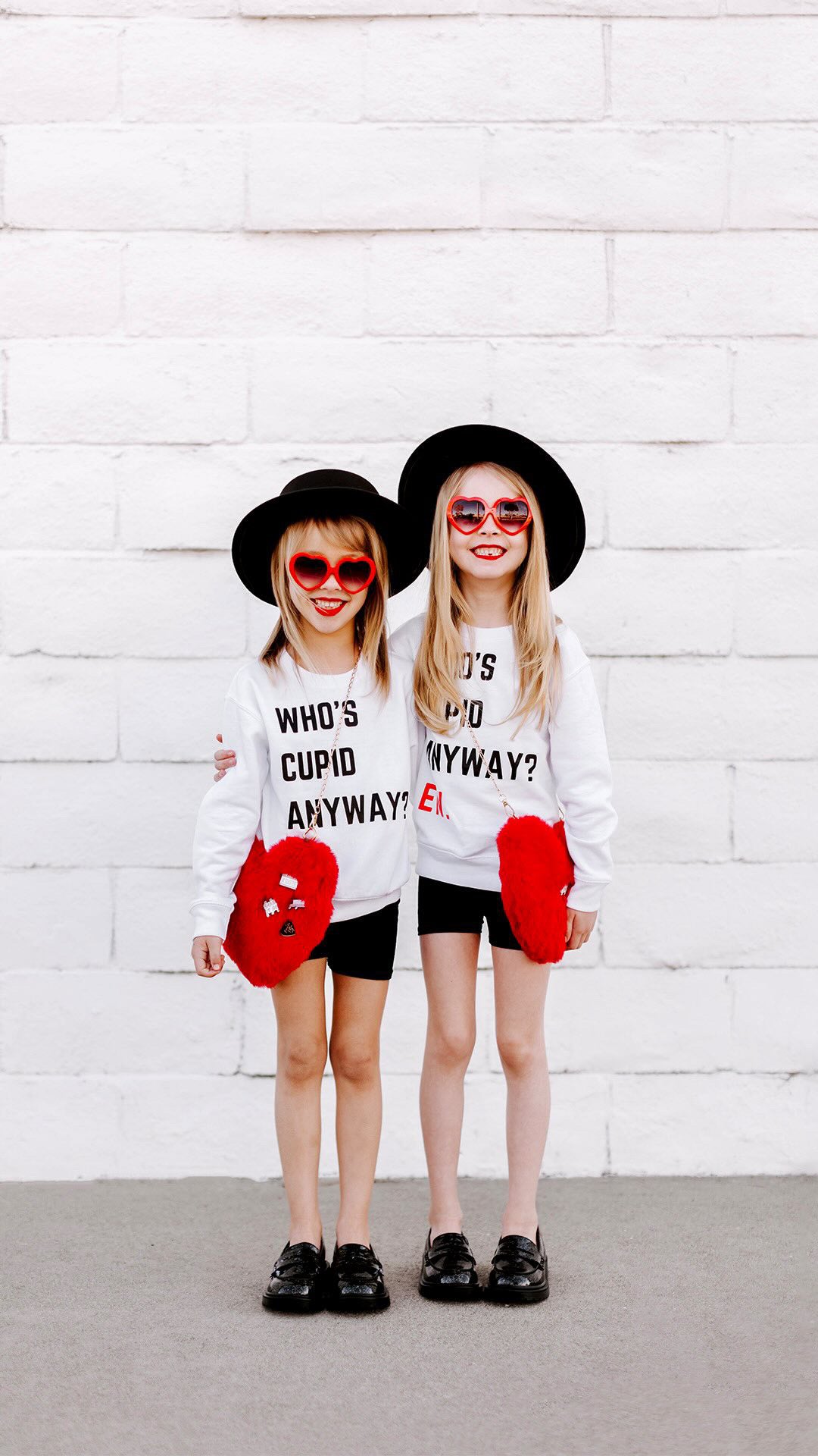 Who's Cupid Anyway, EW Sweatshirt Who's Cupid Anyway, EW Sweatshirt The Wishing Elephant  The Wishing Elephant