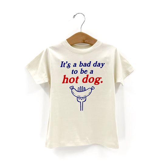 It's a bad day to be a hot dog tee It's a bad day to be a hot dog tee The Wishing Elephant tee The Wishing Elephant