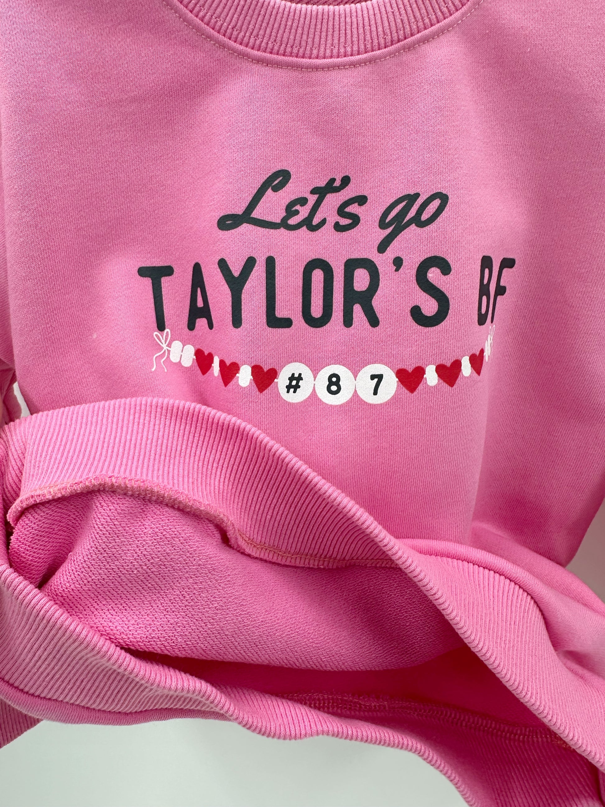 Bubblegum Pink Taylor's BF Bubblegum Pink Taylor's BF The Wishing Elephant Sweatshirts The Wishing Elephant
