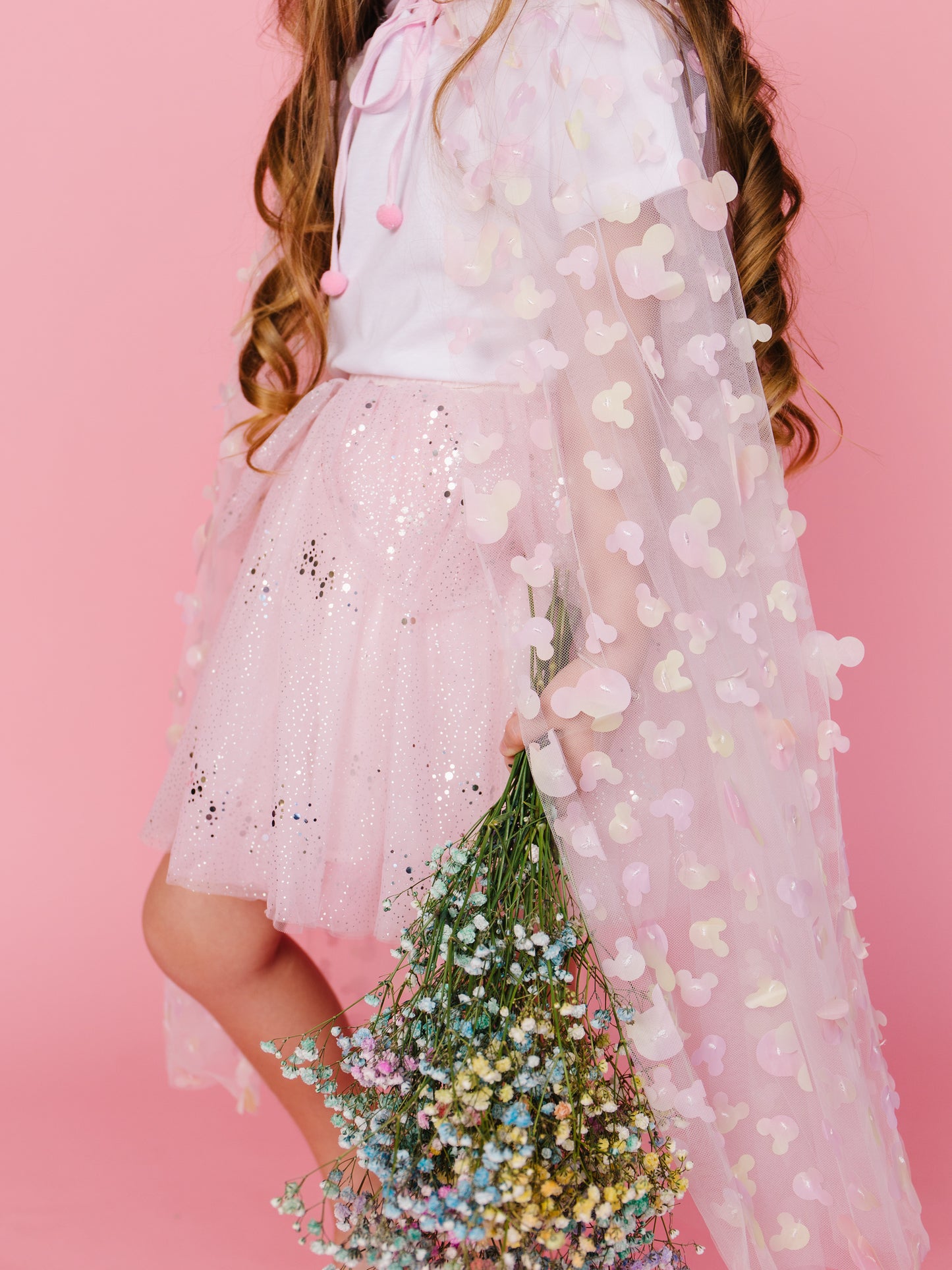 Pink/yellow Mouse Cape