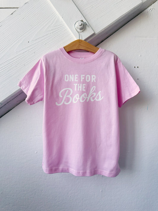 Pink One for The Books Tee - The Wishing Elephant