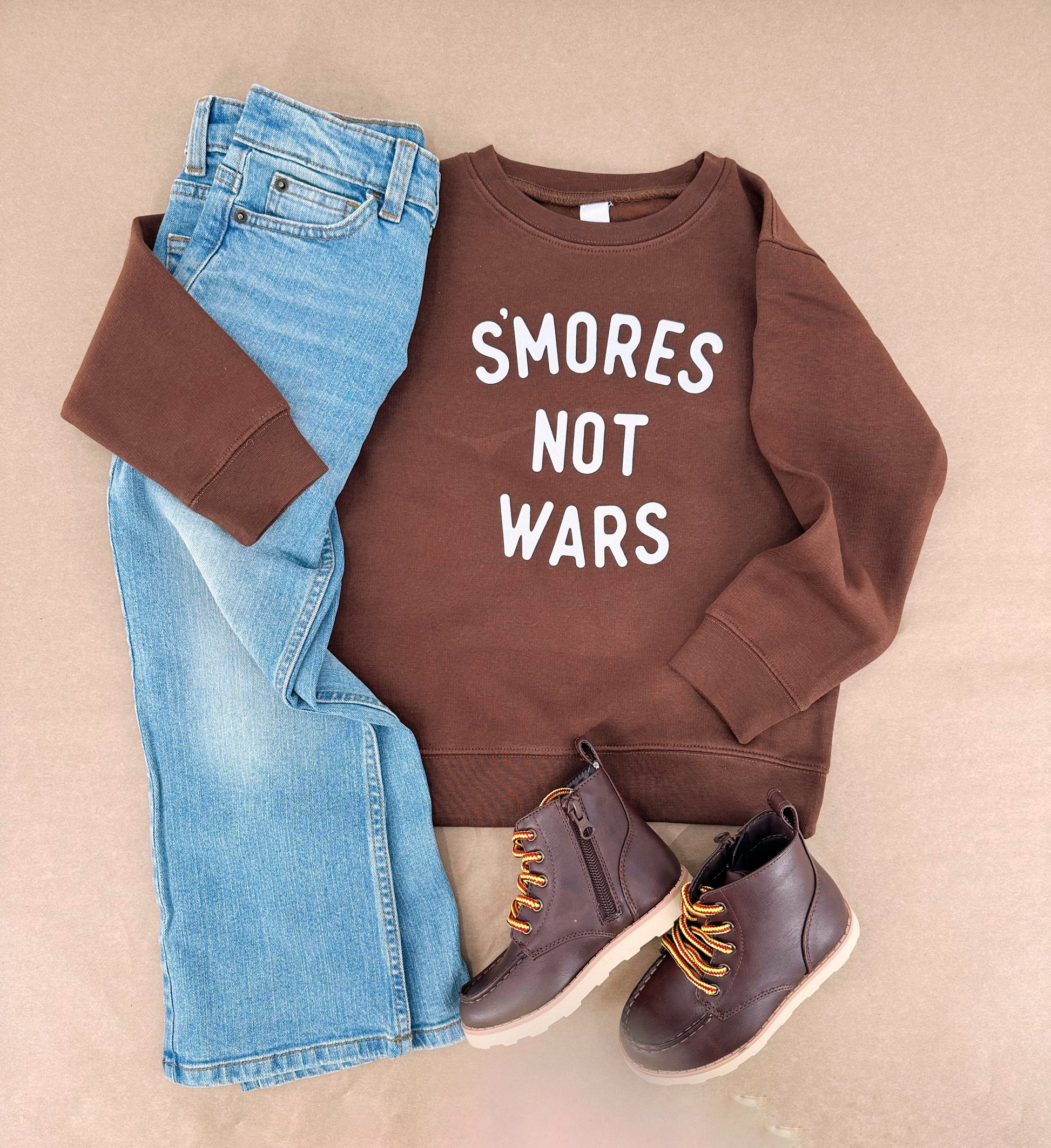 S'mores Not Wars Pullover S'mores Not Wars Pullover The Wishing Elephant  The Wishing Elephant