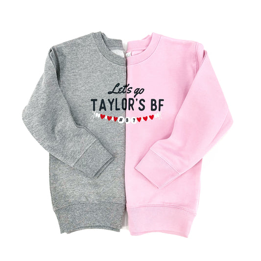 Taylor’S BF sweatshirt