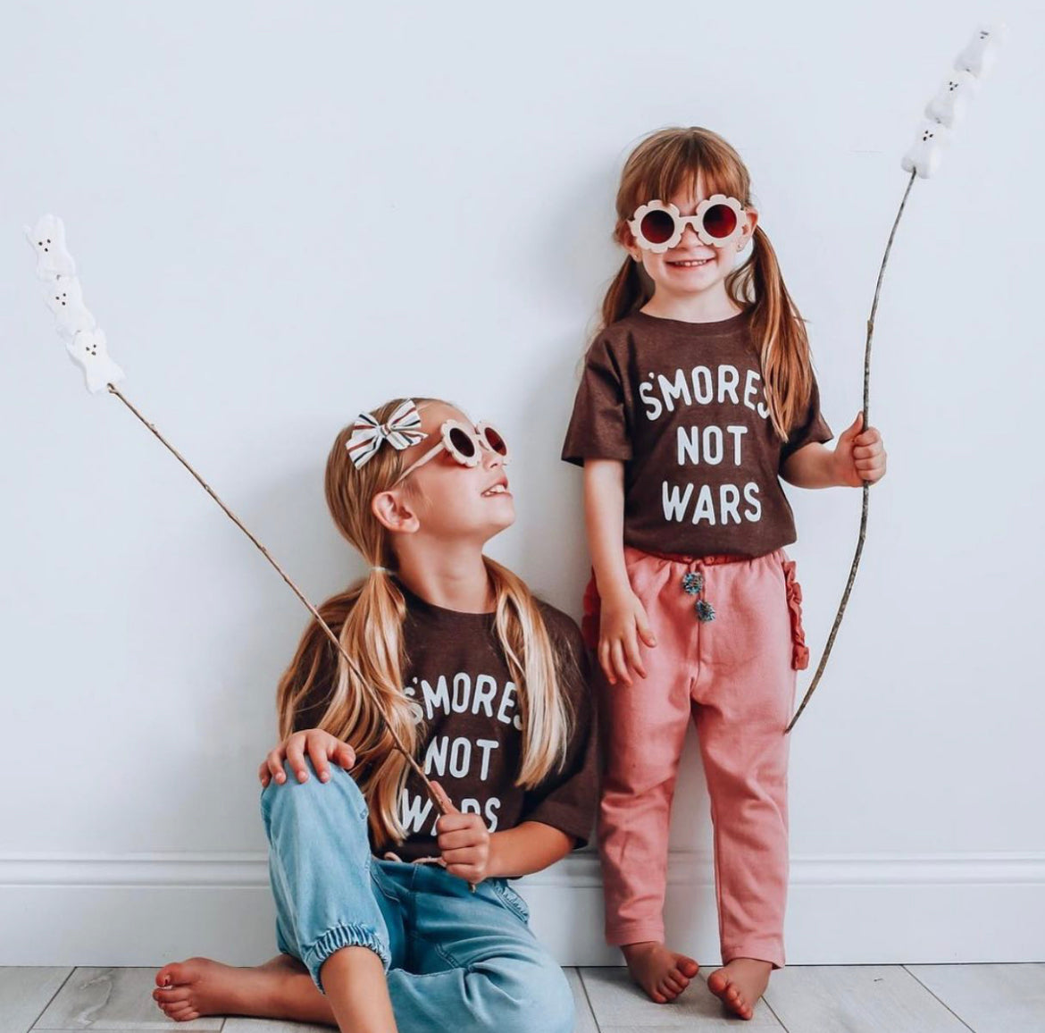 Brown S'mores Not Wars Tee Brown S'mores Not Wars Tee The Wishing Elephant tee The Wishing Elephant