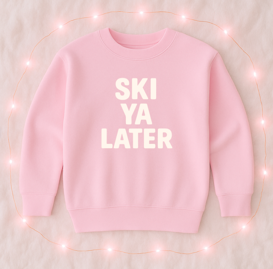 Ski Ya Later Sweatshirt - The Wishing Elephant