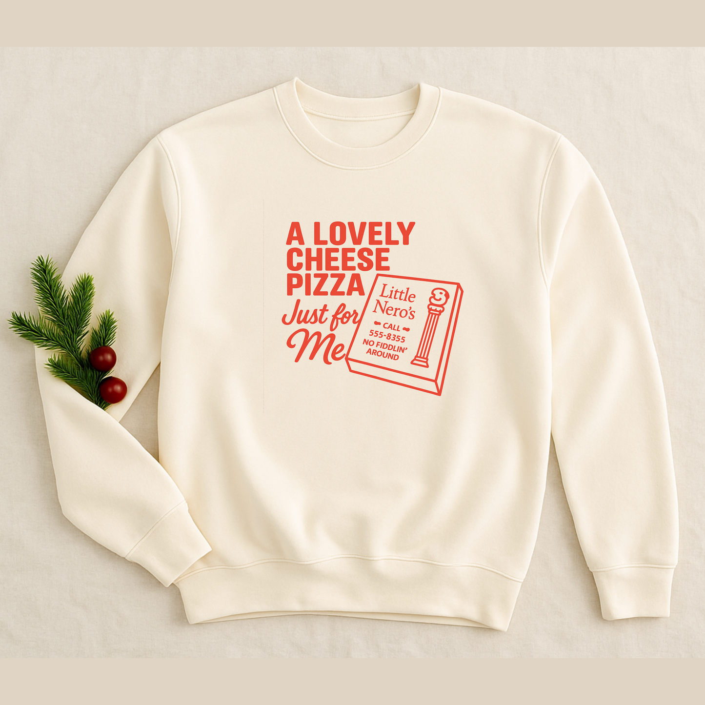 Adult - A Lovely Cheese Pizza Just for Me - The Wishing Elephant