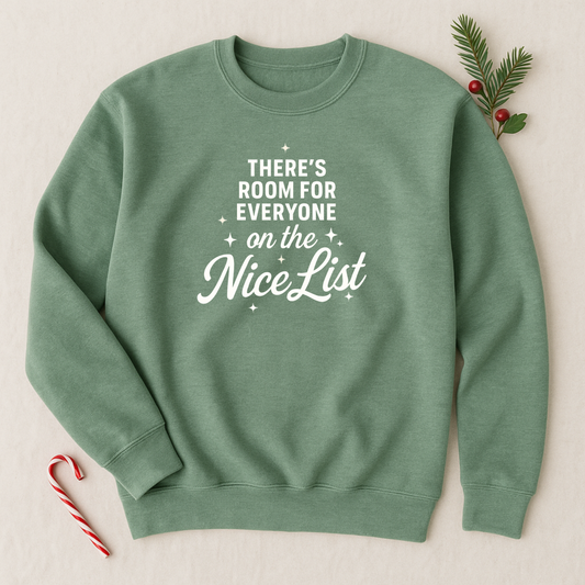 Adult - There's Room for Everyone On the Nice List - The Wishing Elephant