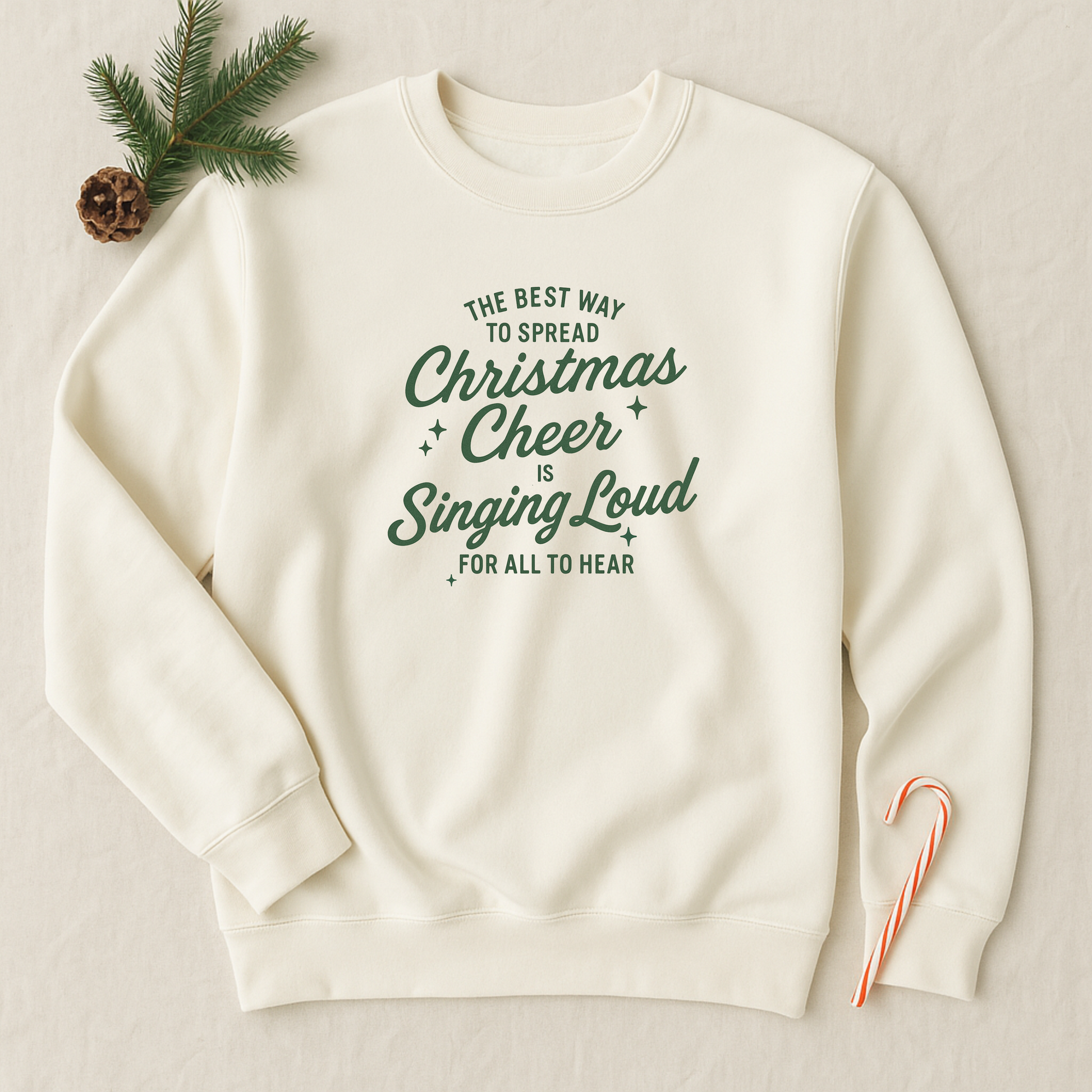 Adult - Singing Loud for All To Hear Sweatshirt - The Wishing Elephant