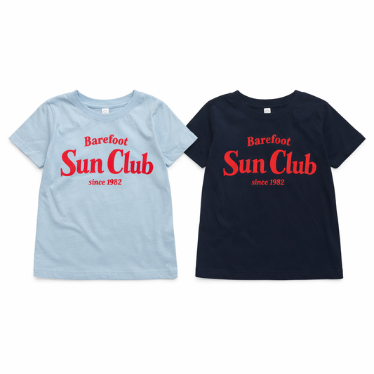 Kids graphic T-shirt by The Wishing Elephant featuring a summer-themed design, perfect for kids' casual wear.