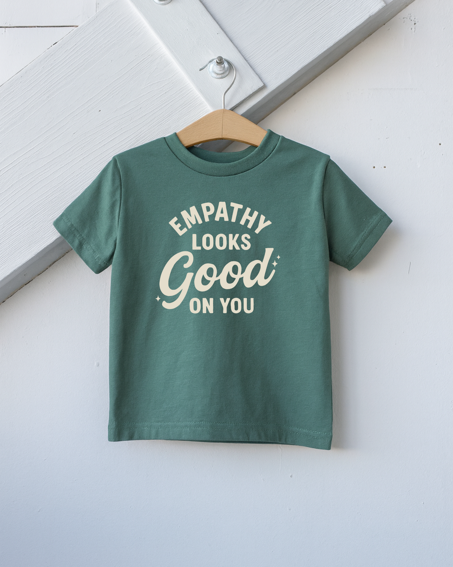Empathy Looks Good On You Kids Tee Shirt