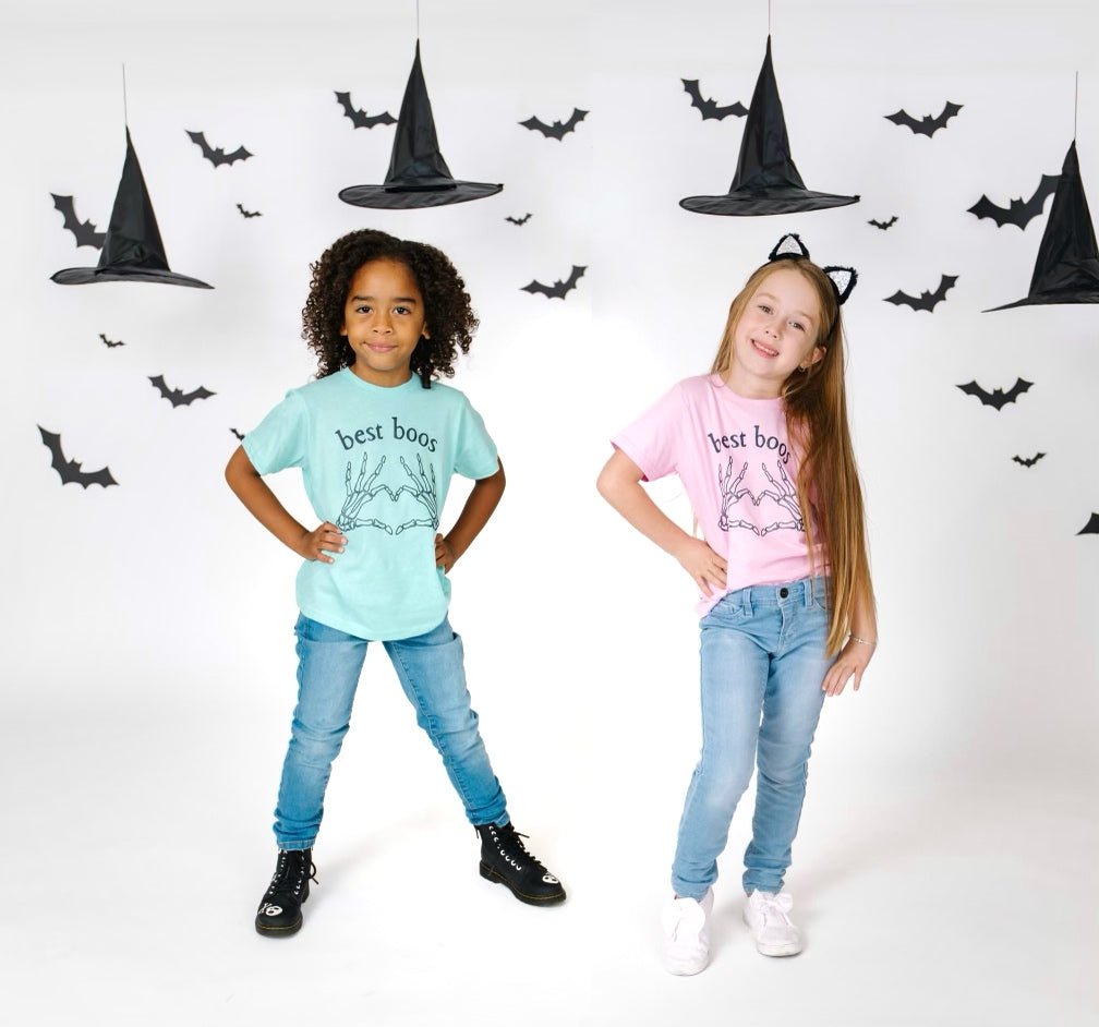 Best Boos Tees, Halloween T-shirts for Kids, Sibling Match - The Wishing Elephant