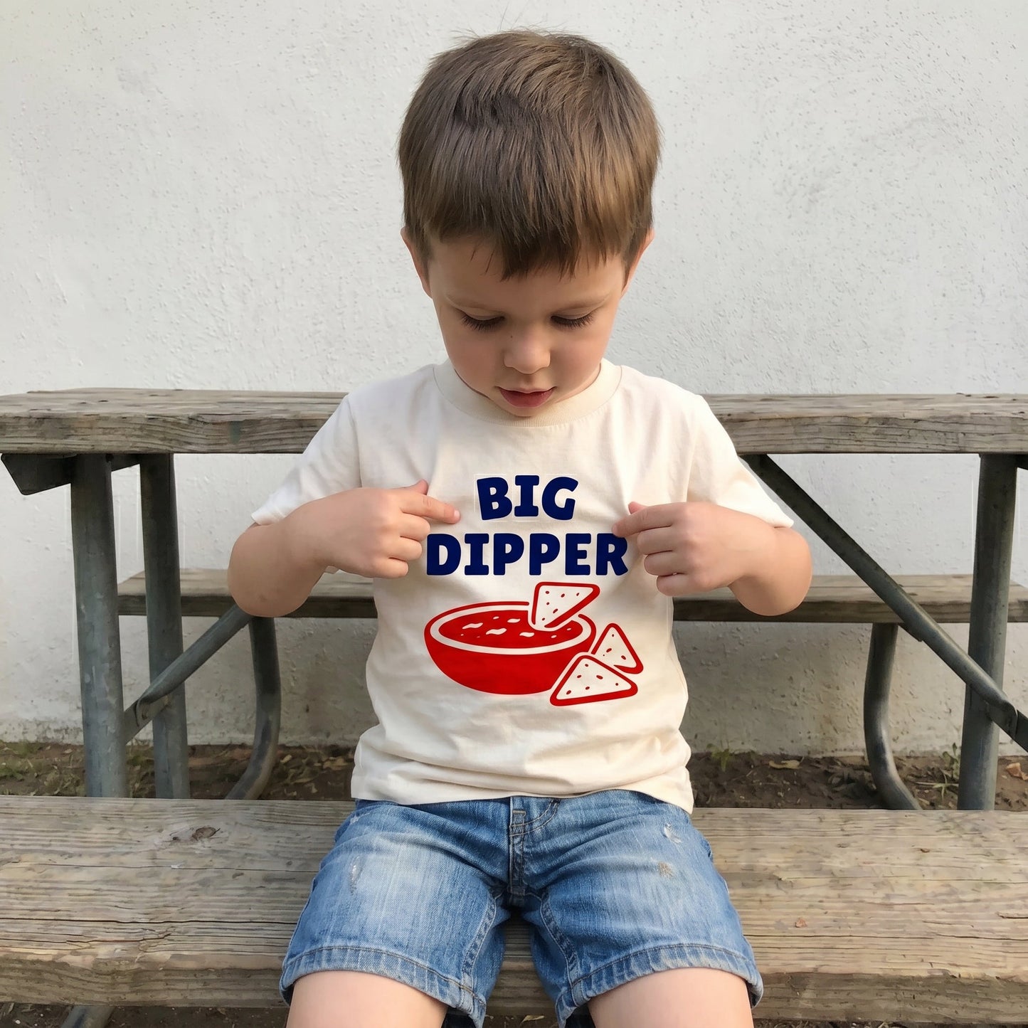 Big Dipper. Funny Kids Salsa Lover, Queso Shirt for kids - The Wishing Elephant