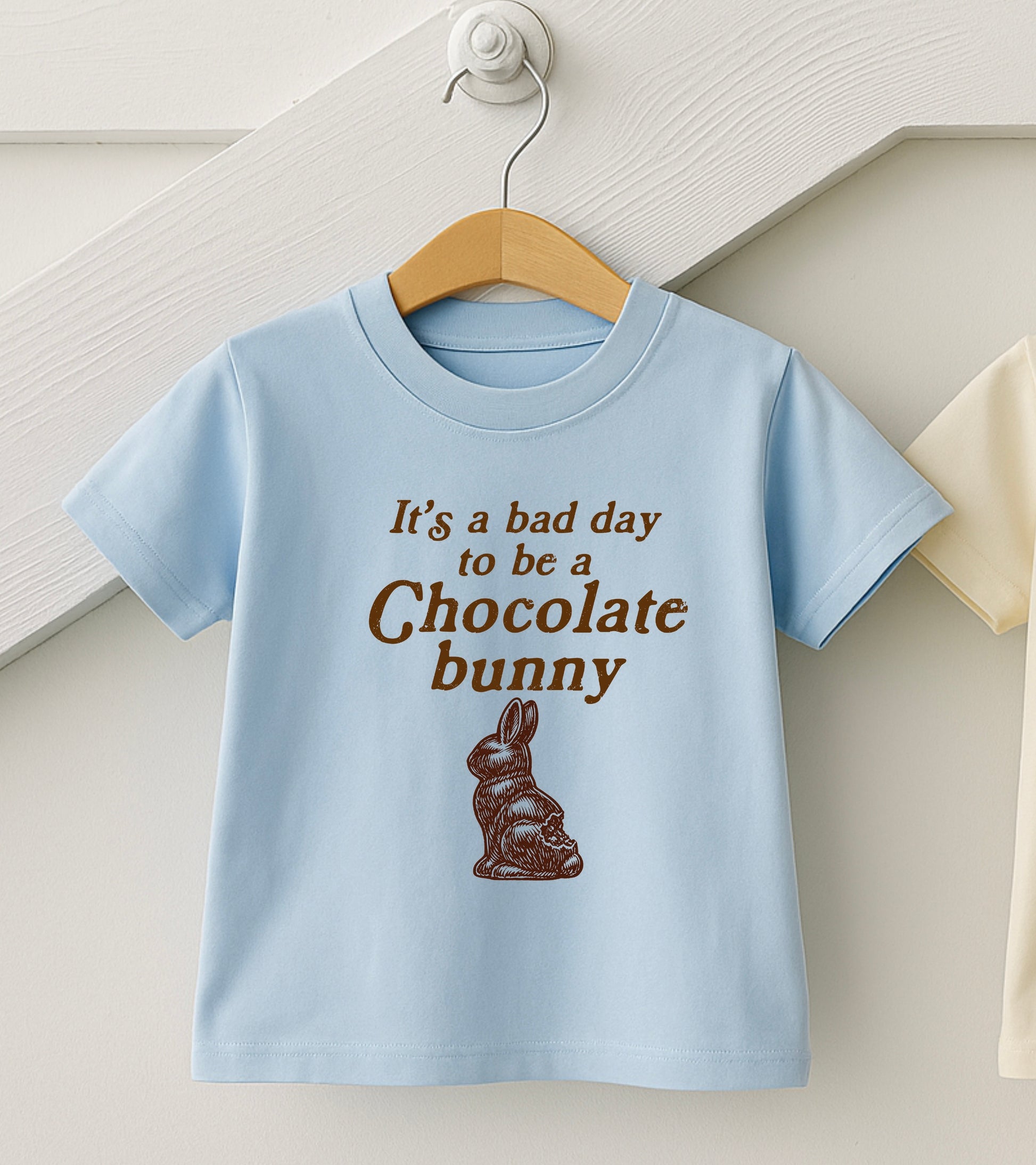 It’s a Bad Day to Be a Chocolate Bunny Kids Easter Shirt | Funny Easter Tee for Toddlers and Kids - The Wishing Elephant