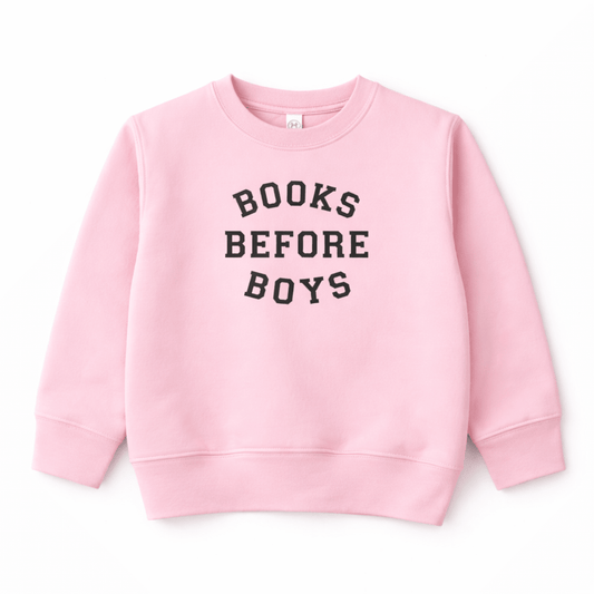 Books Before Boys Sweatshirt - The Wishing Elephant