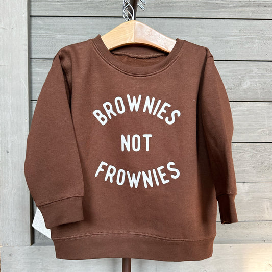 Brownies Not Frownies Brown Sweatshirt Brownies Not Frownies Brown Sweatshirt The Wishing Elephant Sweatshirts The Wishing Elephant