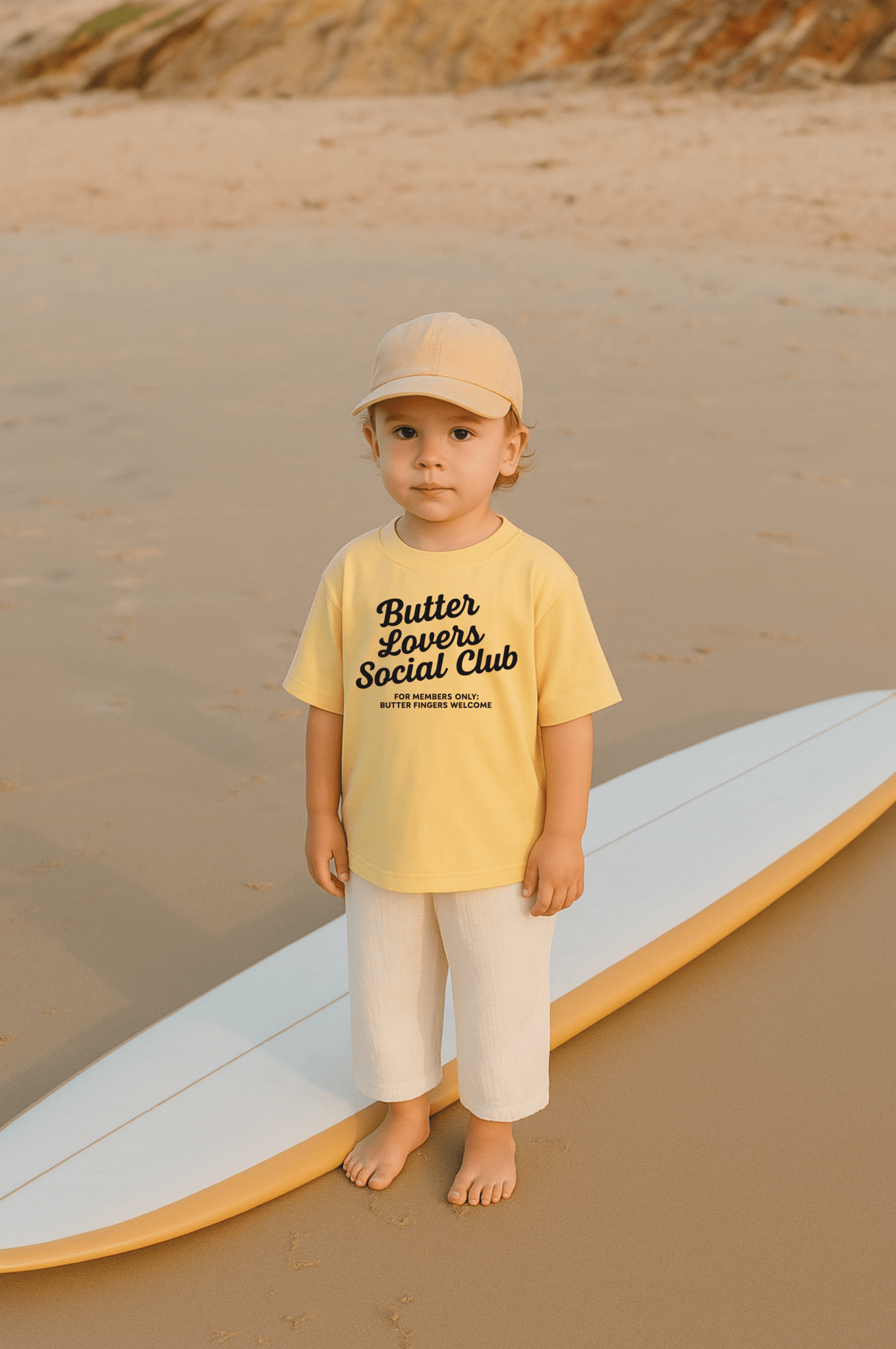 Butter Lovers Social Club, Foodie Tee For Kids - The Wishing Elephant
