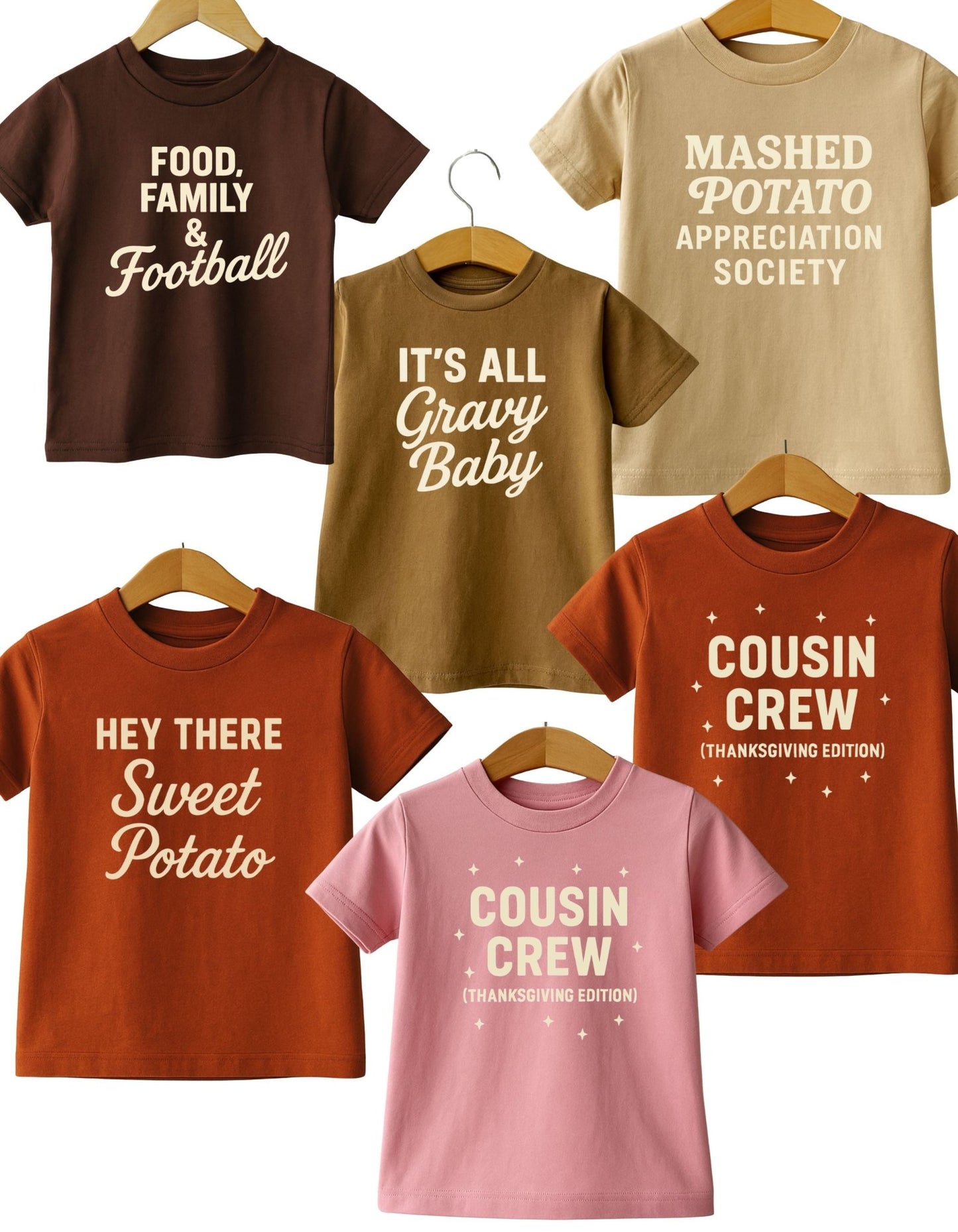 Food, Family & Football Tee - The Wishing Elephant