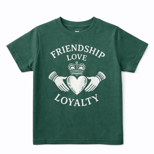 Friendship, Love, Loyalty - Claddagh Tee Or Sweatshirt - The Wishing Elephant